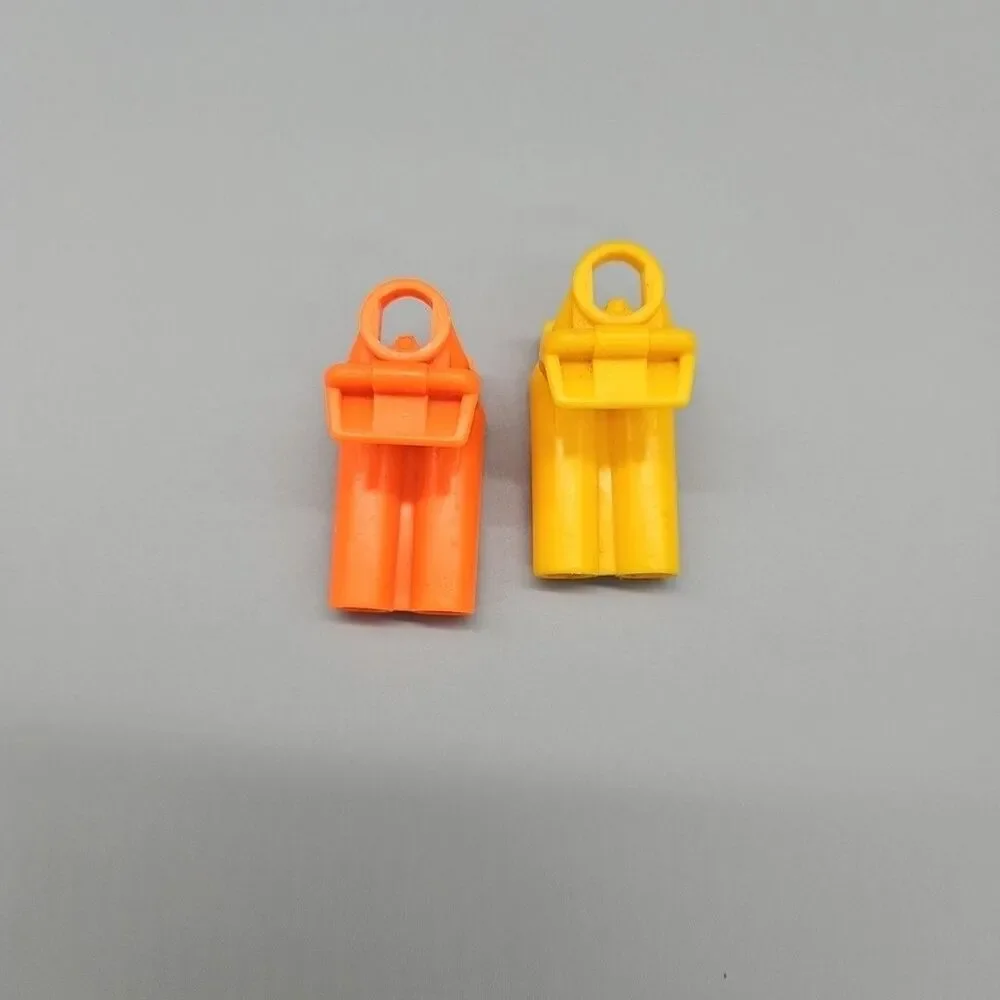 Fisher Price Adventure People 1981  Buoy & Scuba Orange Yellow lot of 4